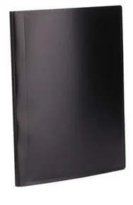 Katalogbuch Standard, schwarz, 10 Hüllen, A4, VIQUEL